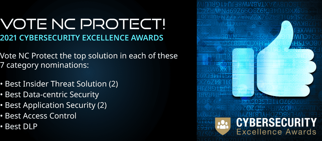 NC Protect Secures 7 Nominations in the 2021 Cybersecurity Excellence Awards