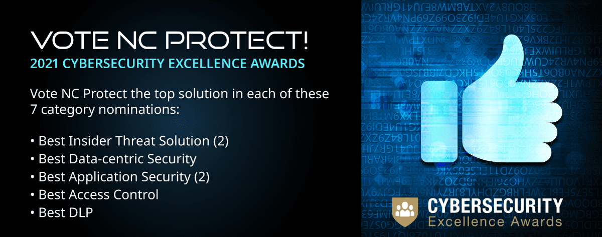 NC Protect Secures 7 Nominations in the 2021 Cybersecurity Excellence Awards