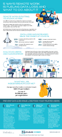 Infographic: 5 Ways Remote Work Fuels Data Loss