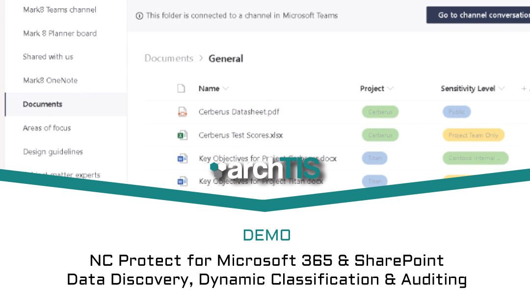 Demo: NC Protect Automates Classification & Compliance