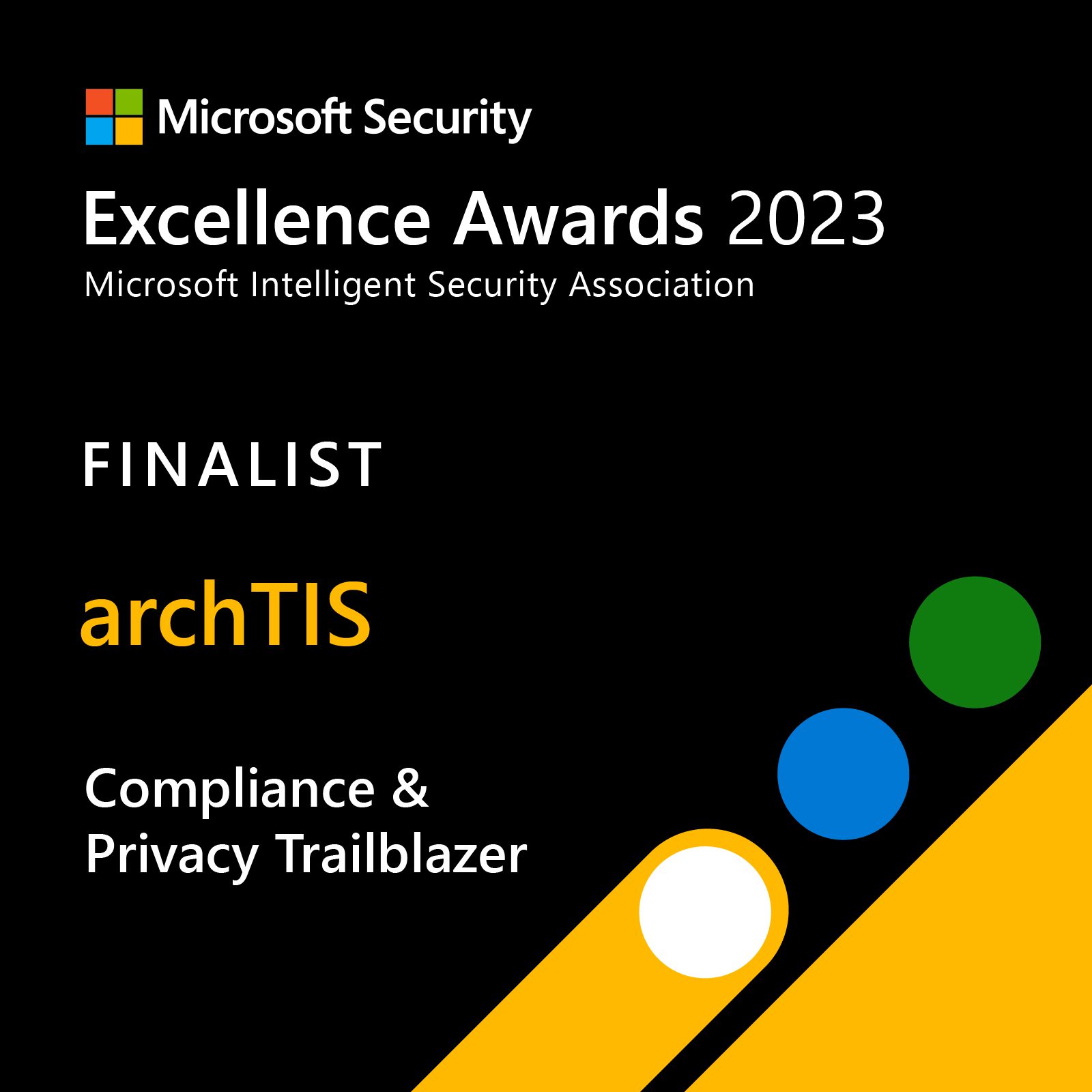 archTIS Recognized as a Microsoft Security Excellence Awards Finalist for Compliance & Privacy Trailblazer